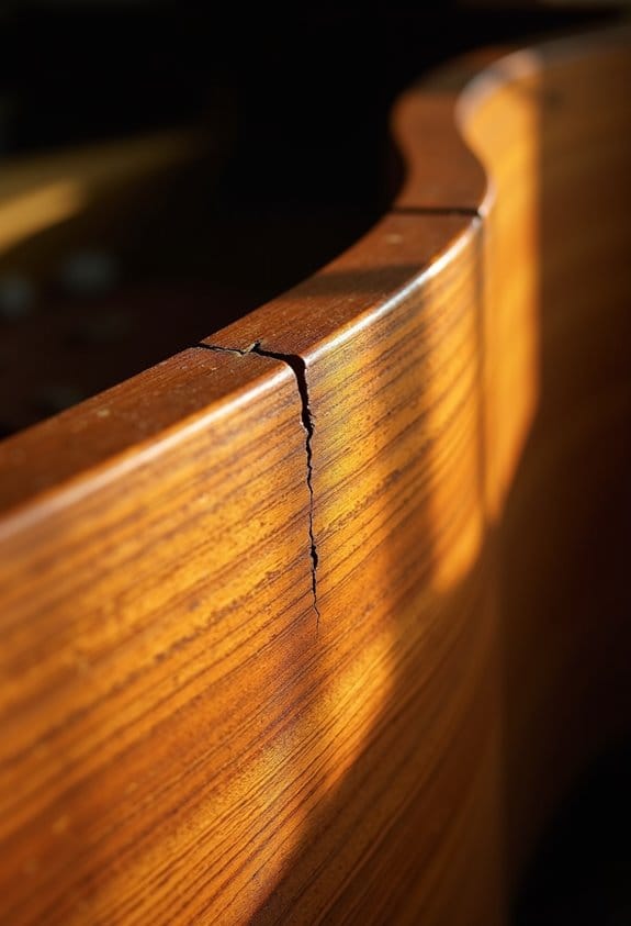 cracks from humidity changes
