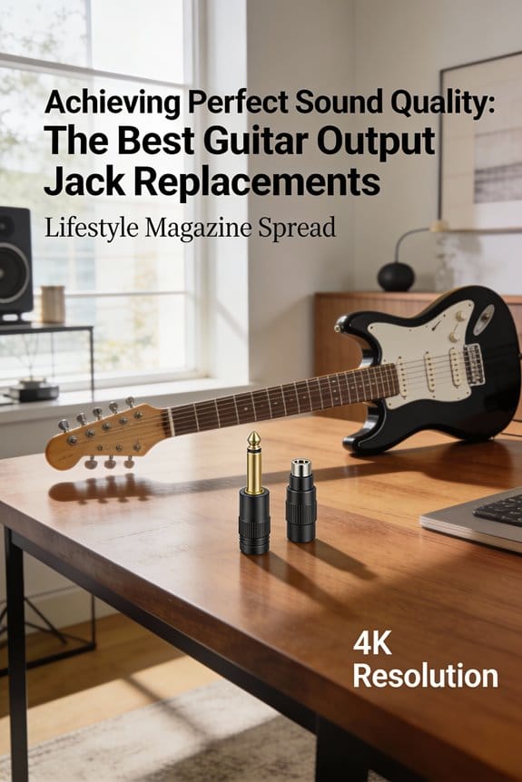 guitar output jack replacements