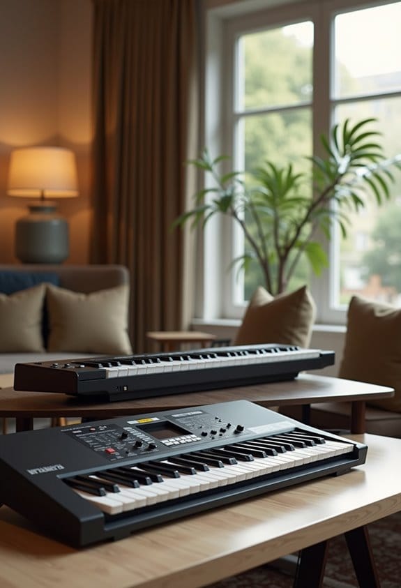 keyboards with music transpose