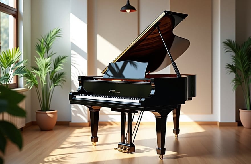 piano key standardization history