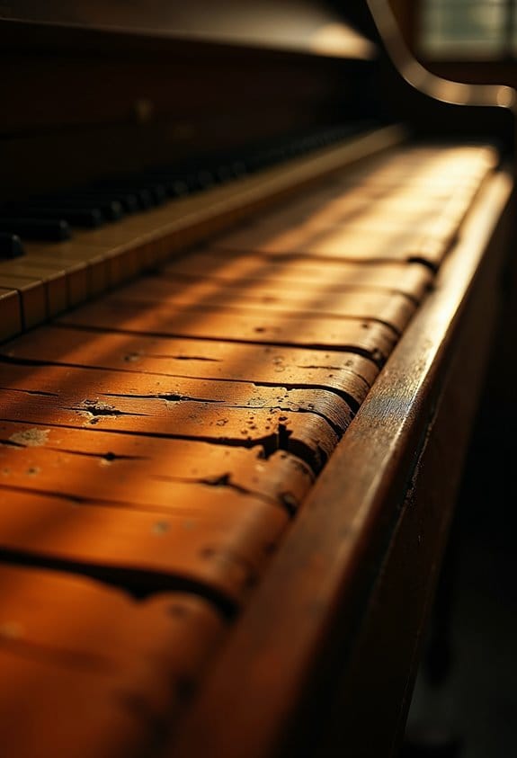 piano soundboard crack assessment