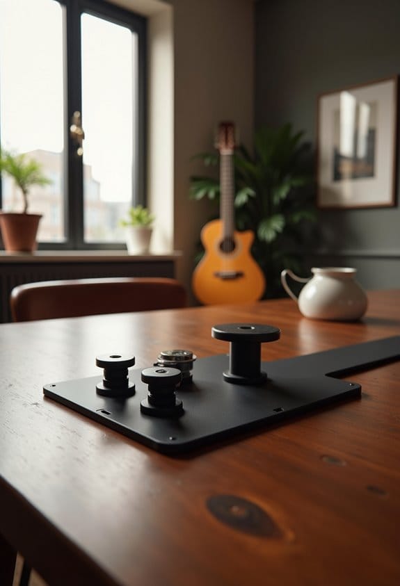 secure guitar strap buttons