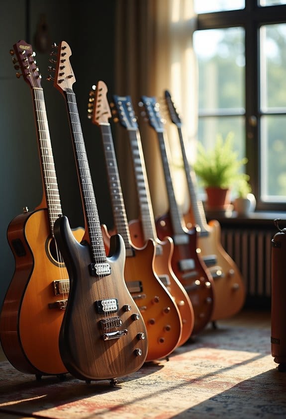 top electric guitar woods