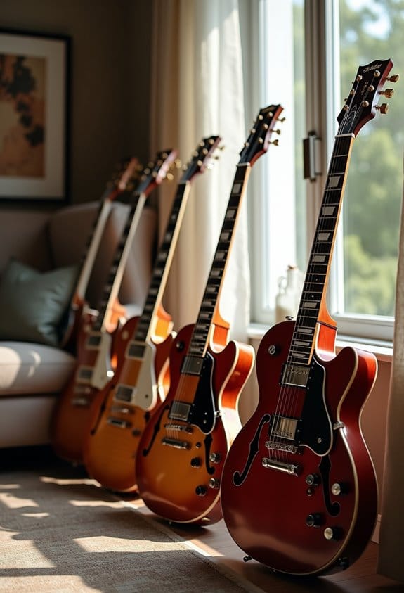 top maple fretboard guitars
